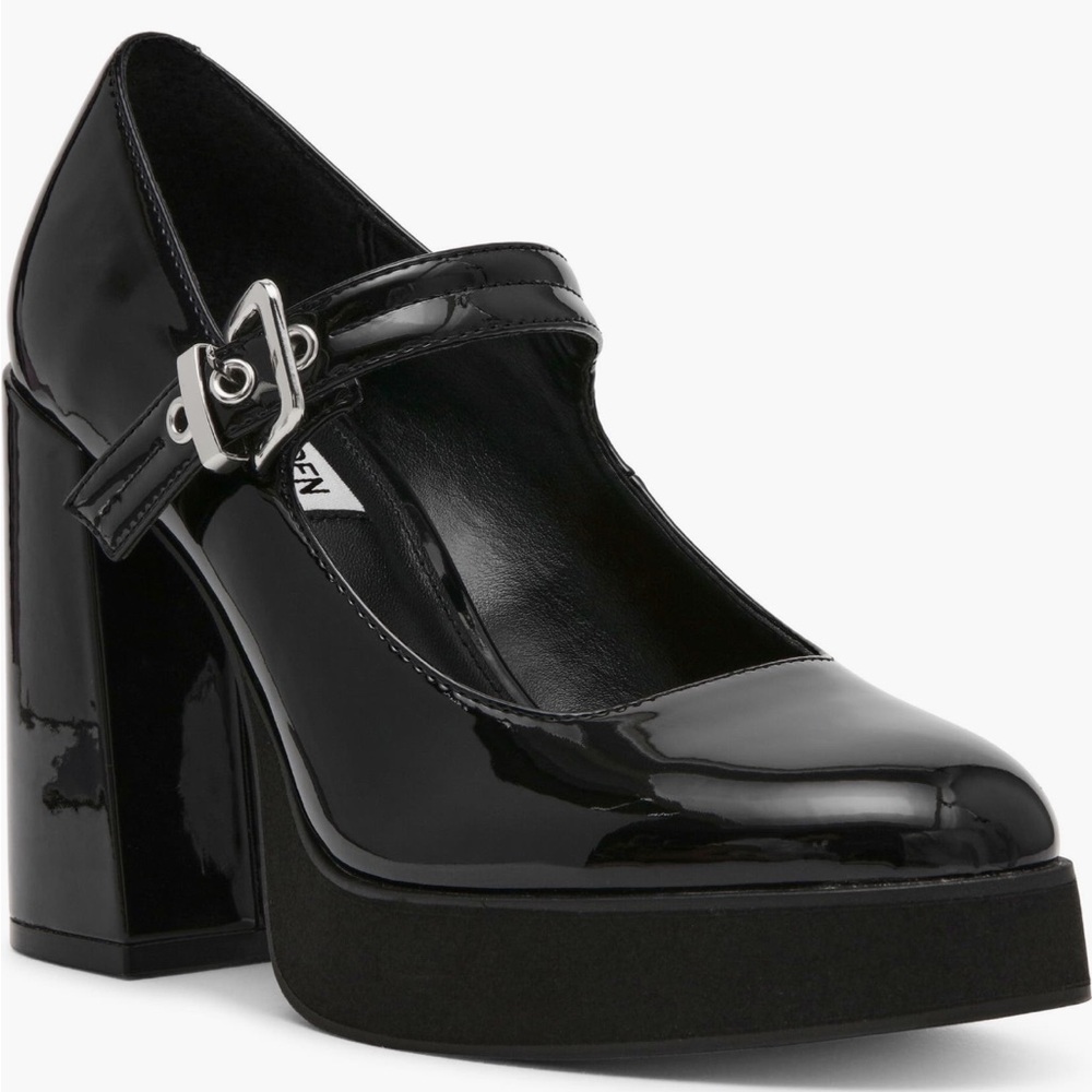 Steve Madden Black Patent Leather Heels